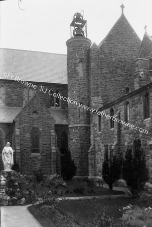 MOUNT ST JOSEPHS CLOISTER SHOWING GABLE OF SACRISTY